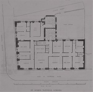 St Giles National School Floor Plan - Mezzanine