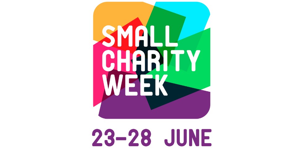 Logo of Small Charity Week, June 2025